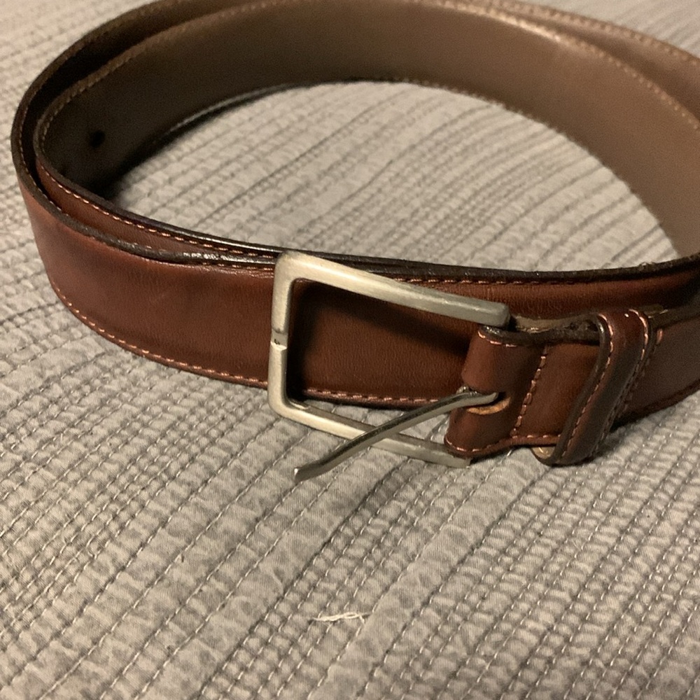Hugo Boss Brown Leather Belt 36-40